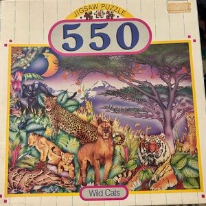 Wild Cats Jigsaw Puzzle 550 Pieces
